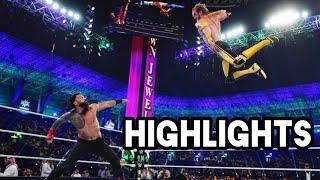 Roman Reigns vs Logan Paul WWE Crown Jewel 2022 Highlights