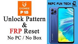 gionee p15 pattern unlock | gionee p15 frp bypass without pc