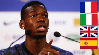 Paul Pogba Speaking 4 Different Languages | Spanish, Italian, French & English