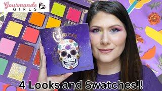 *NEW* GOURMANDE GIRLS CALAVERA PALETTE | 4 LOOKS + SWATCHES