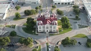 A short flight over Weatherford Texas downtown 6/15/24