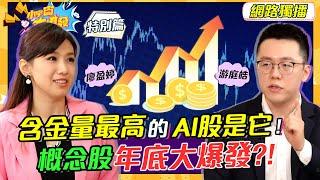 含金量最高的AI股是它! 概念股年底大爆發?! ft. 游庭皓 陳詩慧 【 小宇宙大爆發 】