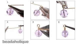 How to Make a Wrapped Wire Loop for Jewelry Making