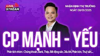 Chứng khoán hôm nay | Nhận định thị trường 08/01/2025: Phân loại cổ phiếu mạnh - yếu