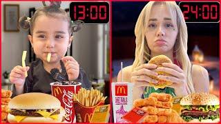 24 SAAT BOYUNCA FAST FOOD YEDİM  #24saat