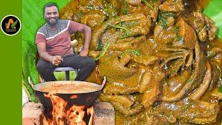 Boti Pepper Fry | Goat Intestine Recipe | Boti Semi Gravy | Nati Style | Village Cooking in Kannada