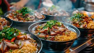 [1M Views] You CAN'T Stop Drooling with Street Foods/ Braised Duck Noodles&Chicken Rice