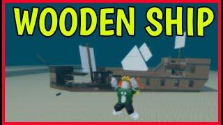 How to find the WOODEN SHIP in SAIL AND SINK SIMULATOR Roblox