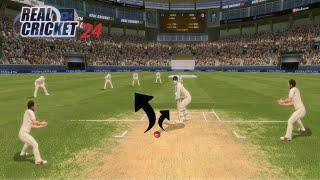 AUS VS ENG URN TEST SERIES || JAMES ANDERSON ||  M.STARK || REAL CRICKET 24 GAMEPLAY||