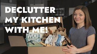 Kitchen Declutter | Clean With Me | Mom of 6 | Family of 8