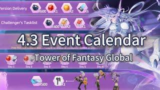 Free 40 Pulls! Lift Mia Up Emote, Free SSR Weapon Box. Tower of Fantasy Global 4.3 Event Calendar