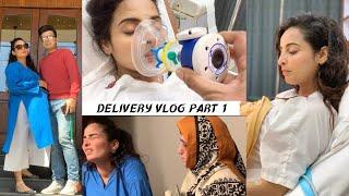 Labour pains started | Going to the hospital for delivery | Emotional moments | Part 1