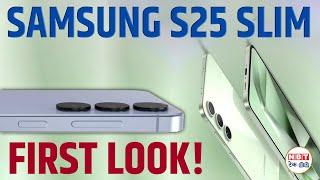 Samsung S25 Slim First Look! Thinnest Phone 2025 | 200MP Camera | Samsung Galaxy Unpacked Event