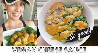 THE BEST VEGAN LOW FAT CHEESE SAUCE - OIL FREE // Plant Based Diet