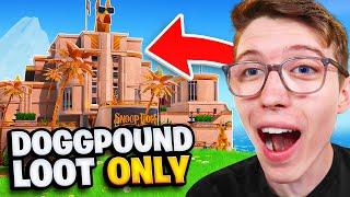 The DOGGPOUND LOOT *ONLY* Challenge in Fortnite!