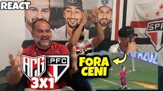 REACT ATLÉTICO GO 3X1 SÃO PAULO - VERGONHA! TIME SEM VERGONHA