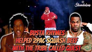 Busta Rhymes Tells Fat Joe That He Helped 2Pac Squash Tribe Called Quest Beef | 2020