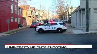 One shot in University Heights area