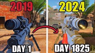 Sniper Progress from 2019 to 2024 Using Sniper Only for 5 Years! Result (Noob to Pro)