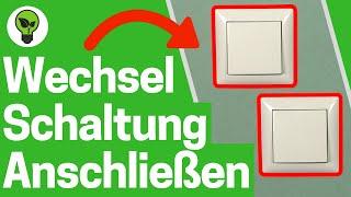 Wechselschaltung mit 2 Schaltern TOP ANLEITUNG: Wie zwei Wechselschalter an eine Lampe Anschließen?