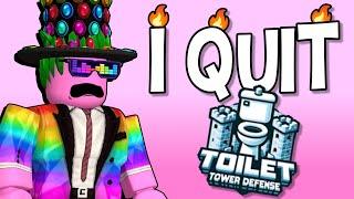 Why I'm Quitting Toilet Tower Defense...