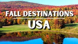 The 12 BEST Places To See Fall Foliage In The US | STUNNING American Fall Destinations