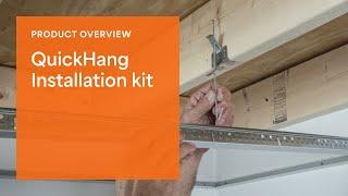 QUICKHANG Installation Kit - Easy Ceiling Tile Installation With Ceiling Grids