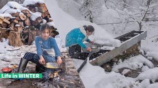 Village life in Winter at Talesh Mountains Episode One