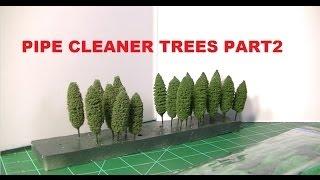 PIPE CLEANER TREES HOW TO PART 2