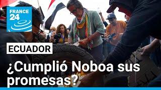 Un año al frente de Ecuador: ¿pudo Daniel Noboa contener las crisis? • FRANCE 24 Español