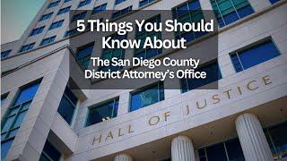 5 THINGS About the San Diego County District Attorney's Office (VERTICAL video)