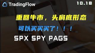 美股分析|重回牛市，头肩底形态完成，可以买买买了 SPY SPX PAGS