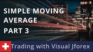 Trading with Visual Jforex: Simple Moving Average Part 3