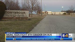 Mom, teen board Indy school bus to fight 8th grader