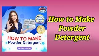 HOW TO MAKE POWDER DETERGENT | WISE CLEANER | DIY POWDER DETERGENT