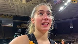 Iowa guard Kate Martin | Women's Basketball media day (10.24.19)