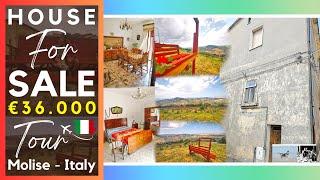 Stone Home for sale in Molise, Italy (Palata) | Move in Ready Stone Property with window SEA view