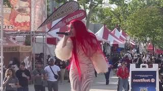 Laila V performs at LA County Fair