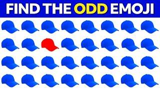 FIND THE ODD EMOJI OUT Only 5% find them ALL! | Odd One Out Puzzle | Find The Odd Emoji Quizzes