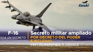 Se amplia el secreto militar en el SDA F 16