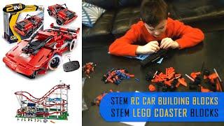 2 in 1 Building Block Remote Control Car & Truck &  Lego Expert Roller Coaster Building kit.