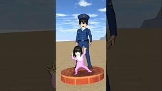 police help the baby ️ #sakuraschoolsimulator #sakura #sss #shorts #viralvideo #trending
