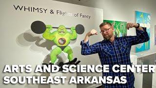 Explore art, culture, and science at The Arts and Science Center of Southeast AR