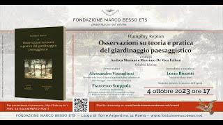 Osservazioni su teoria e pratica del giardinaggio paesaggistico