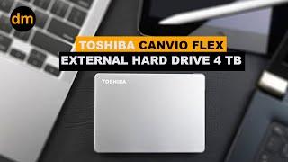 Toshiba Canvio Flex 4TB External Hard Drive | High-Performance, Versatile Storage for All Devices