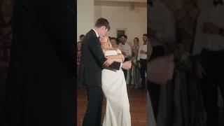 Young couple's first dance