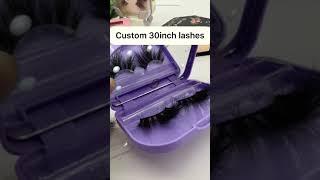 Customize 30 Inch False Lashes Wholesale Mink Lashes Vendor Start Lash Business #minklashes#lashes