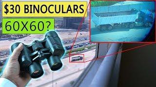 How Powerful are these $30 Binoculars? Apparently 60x60!