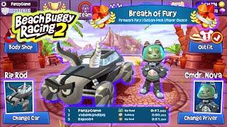 Breath of Fury Firework Custom 1st - Rip Rod + Cmdr. Nova - Beach Buggy Racing 2