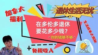 惊人真相！10年后、20年后，在多伦多退休要花多少钱？你的钱够不够？加拿大的养老金从哪里来？退休以后住养老院还是雇佣私人护士上门服务？怎样规划才能确保未来的退休生活无忧？退休后的免税收入有哪些？